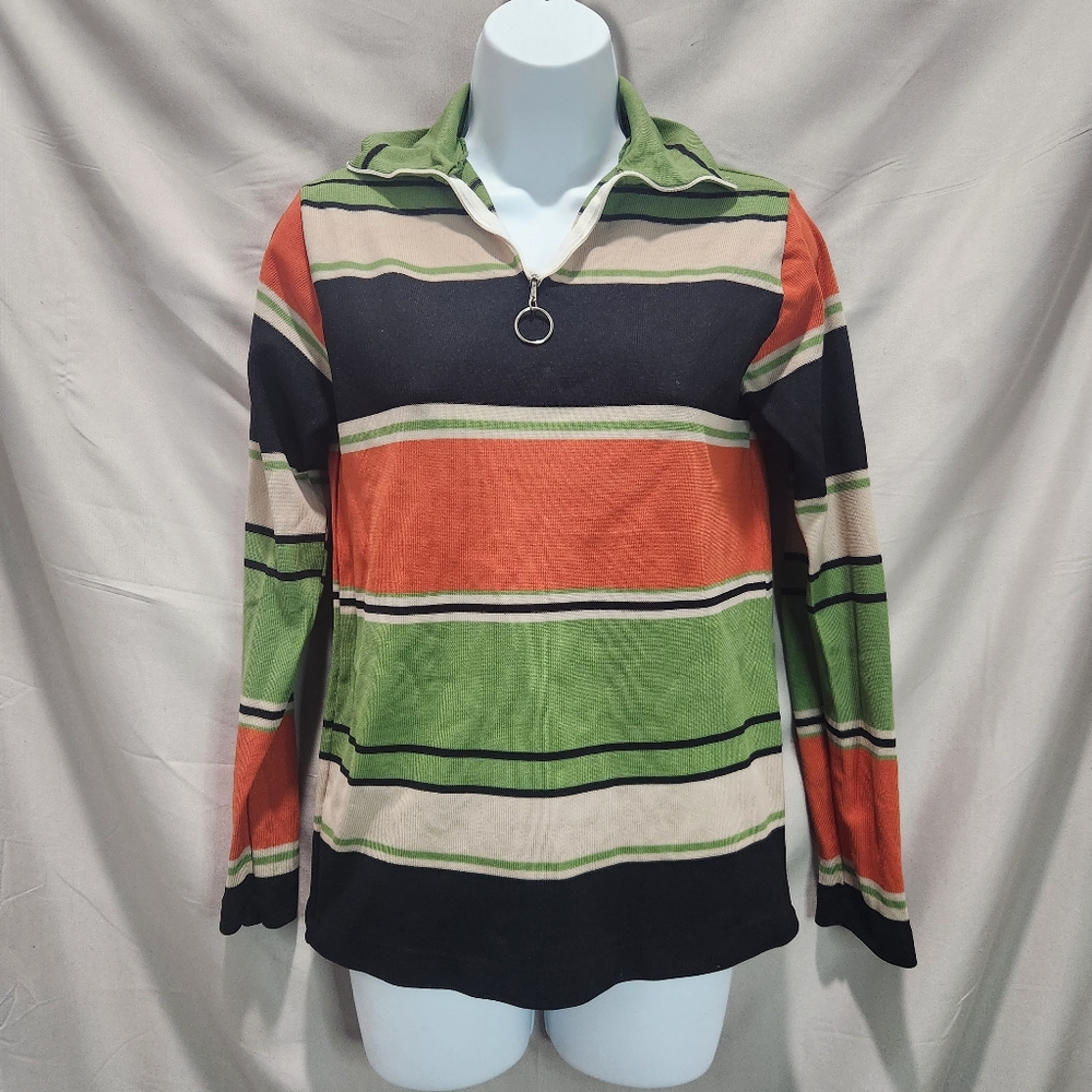 Miss Holly Vintage 60s Classic Striped Shirt